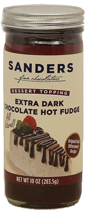 Sander's bitter sweet fudge dessert topping 10 ounce