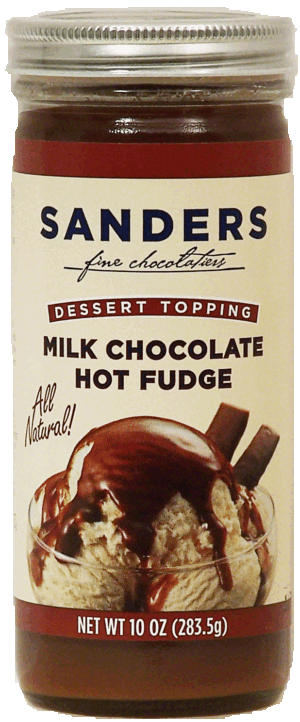 Sander's milk chocolate hot fudge dessert topping 10 ounce