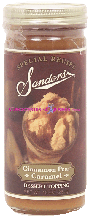 Sander's cinnamon pear caramel dessert topping 10 ounce