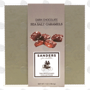Sander's Boulevard Collection (The) dark chocolate sea salt caramels 7 ounce