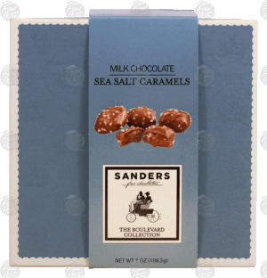 Sander's The Boulevard Collection milk chocolate sea salt caramels, 14-pieces 7 ounce