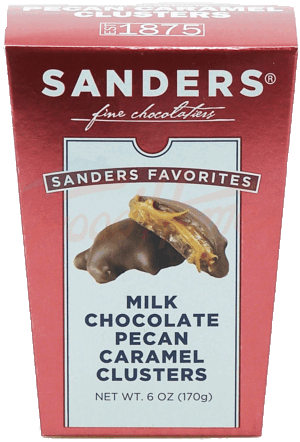 Sander's fine chocolatiers milk chocolate pecan torties 6 ounce