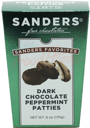 Sander's fine chocolatiers dark chocolate peppermint patties 6 ounce