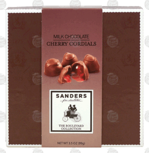 Sander's The Boulevard Collection milk chocolate cherry cordials 3.5 ounce
