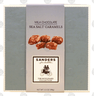 Sander's Boulevard Collection (The) milk chocolate sea salt caramels 3.5 ounce