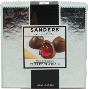 Sander's milk chocolate cherry cordials 3.5 ounce