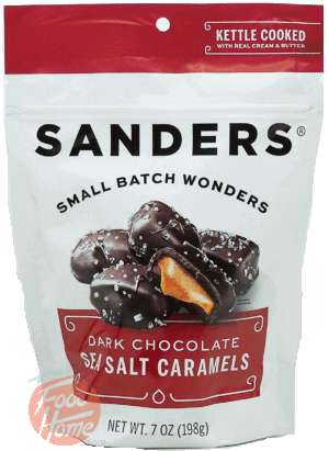 Sander's Small Batch Wonders dark chocolate sea salt caramels 7 ounce