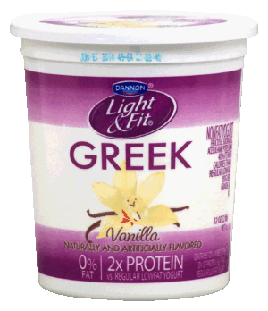 Dannon Light & Fit nonfat vanilla greek yogurt 32 ounce