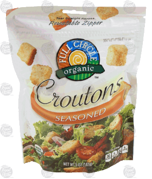 Full Circle organic seasoned croutons 5 ounce