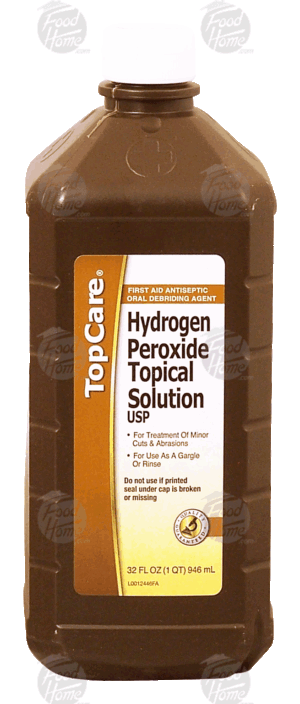 Top Care hydrogen peroxide solution, USP 32 fluid ounce