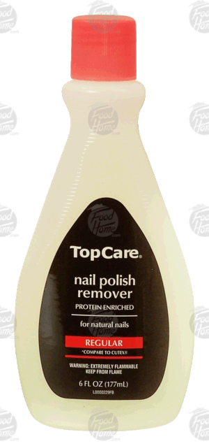 Top Care regular nail polish remover 6 fluid ounce
