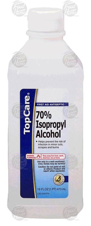 Top Care isopropyl alcohol, 70 percent solution, first aid antiseptic 16 fluid ounce