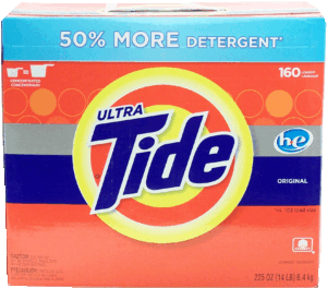 Tide Ultra original powder laundry detergent, 160 loads, h-e 225 ounce