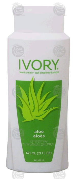 Ivory liquid body wash, aloe scented 21 fluid ounce