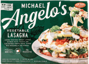 Michael Angelo's vegetable lasagna, 1 frozen box 12 ounce