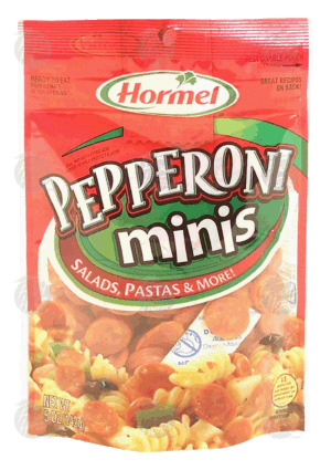 Hormel pepperoni minis 5 ounce