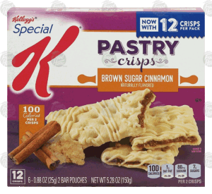 Kellogg's Special K Pastry Crisps; brown sugar cinnamon, 6-pouches 5.28 ounce