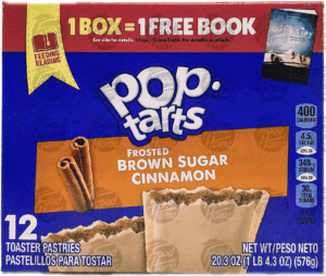 Kellogg's pop-tarts frosted brown sugar cinnamon toaster pastries, 12-count 20.3 ounce