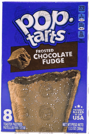 Pop tarts frosted chocolate fudge toaster pastries, 8 pastries, box 13.5 ounce