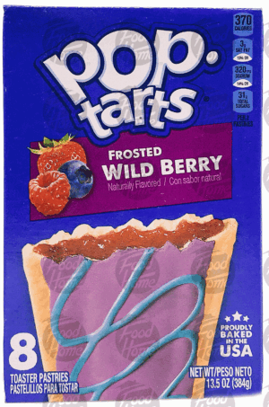 Pop tarts frosted wild berry toaster pastries, box 13.5 ounce