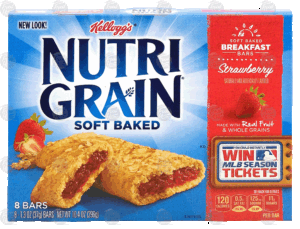 Kellogg's Nutri-Grain soft baked strawberry breakfast bars 8 count
