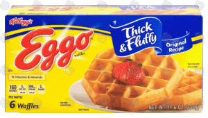 Kellogg's Eggo thick & fluffy original recipe waffles, 6 count 11.6 ounce