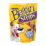 Beggin' Strips Dog Snack Bacon Flavor 6 ounce