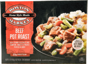 Boston Market Home Style Meals beef pot roast with gravy, vegetables, & home style potatoes 15 ounce