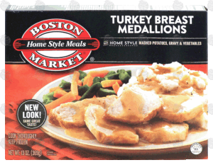 Boston Market Home Style Meals turkey breast medallions with home style mashed potatoes, gravy & vegetables 13 ounce