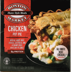 Boston Market Home Style Meals chicken pot pie, white meat chicken & vegetables, microwavable 16 ounce