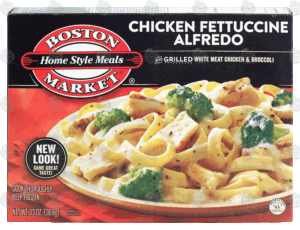 Boston Market Home Style Meals chicken fettuccine alfredo, with grilled white meat chicken & broccoli 13 ounce