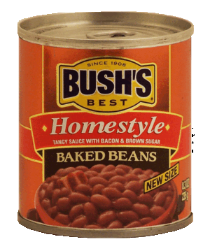 Bush's Best homestyle baked beans, tangy sauce with bacon & brown sugar 8.3 ounce