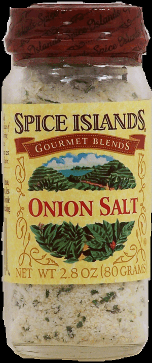 Spice Islands Gourmet Blends onion salt 2.8 ounce
