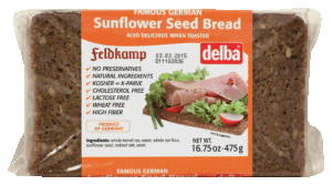 Feldkamp Famous German sunflower seed bread loaf 16.75 ounce