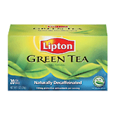 Lipton Tea Bags Green Tea Naturally Decaffeinated 20 count