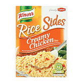 Lipton Rice Sides creamy chicken, rice & pasta blend with carrots in a creamy chicken flavored sauce 5.7 ounce