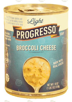 Progresso Light broccoli cheese soup 18 ounce