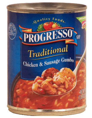 Progresso Traditional chicken & sausage gumbo prepared soup 19 ounce