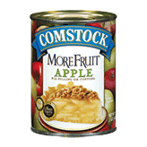 Comstock Pie Filling Or Topping More Fruit Apple 21 ounce