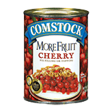 Comstock Pie Filling Or Topping More Fruit Cherry 21 ounce