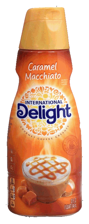 International Delight caramel macchiato flavored gourmet coffee creamer 32 fluid ounce