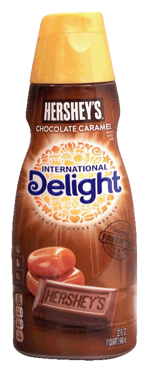 International Delight hershey's chocolate caramel flavored gourmet coffee creamer 32 fluid ounce