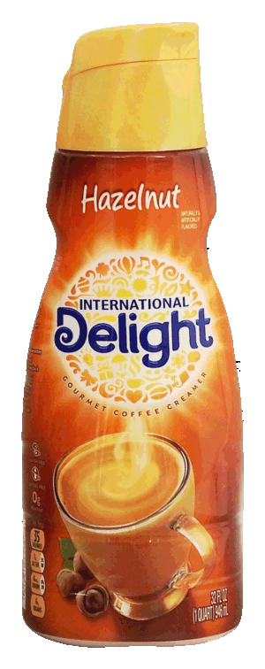International Delight hazelnut flavored gourmet coffee creamer 32 fluid ounce