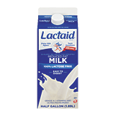 Lactaid Milk 100% Lactose Free Reduced Fat 0.5 gallon