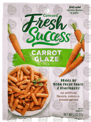 Concord Foods Fresh Success carrot glaze mix 2 ounce