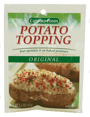 Concord Foods original potato topping 1.1 ounce