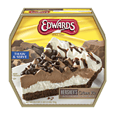 Edwards hershey's creme pie in a chocolaty cookie crust 25.5 ounce