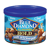 Blue Diamond Bold salt 'n vinegar flavored almonds 6 ounce