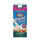 Blue Diamond unsweetened original almond milk 0.5 gallon