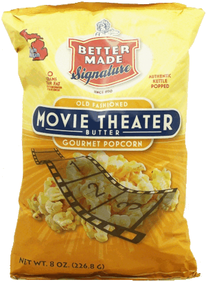 Better Made movie theater butter popcorn 6 ounce